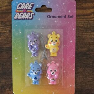 Care Bears Multicolor Resin Ornament Set - Purple, Yellow, Blue, Pink